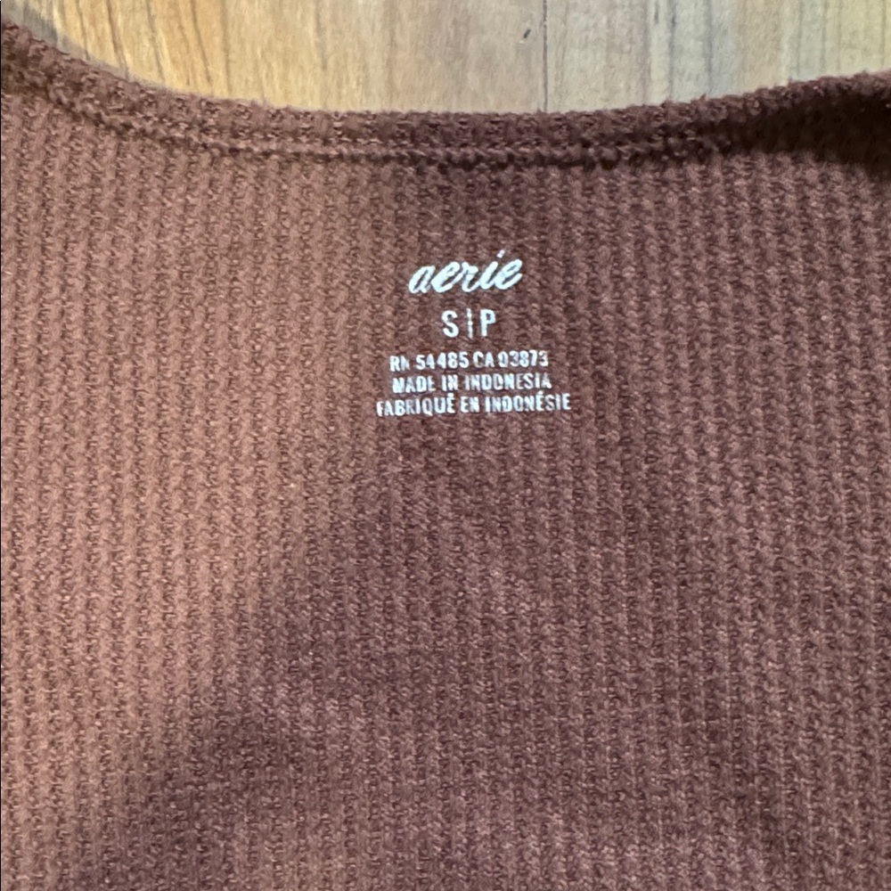 Aerie Waffle Knit Top - Picture 4 of 5